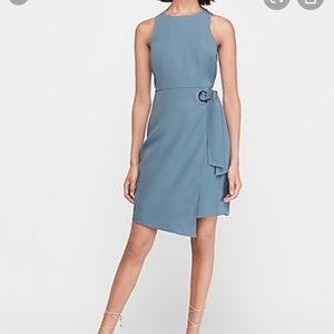 NWT Express O-Ring Wrap Sheath Dress size M